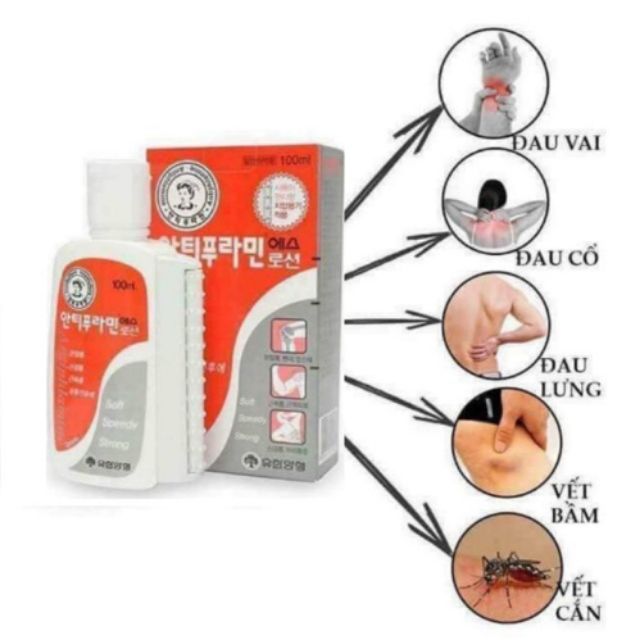 Dầu xoa bóp hàn quốc Antiphlamine