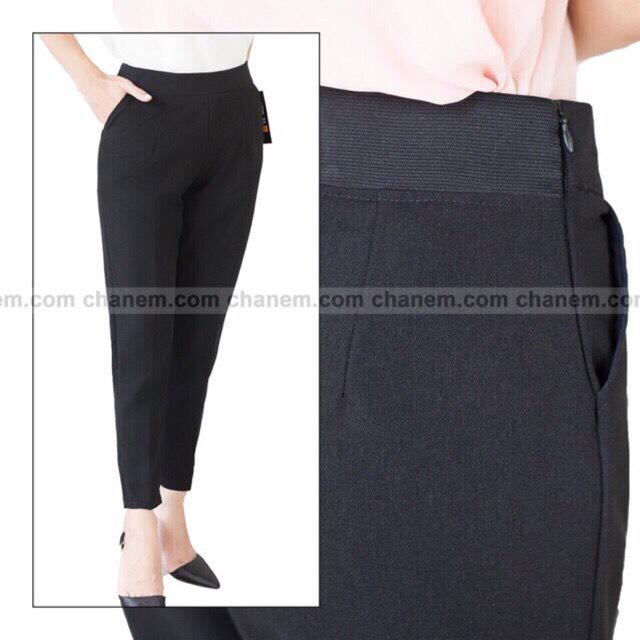 quần baggy chun lưng khóa sườn