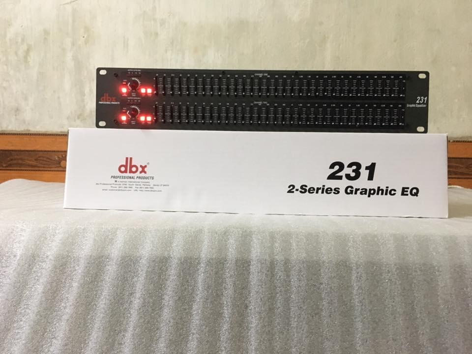 lọc xì equalizer cao cấp DBX 231 - TẶNG 2 dây CANON