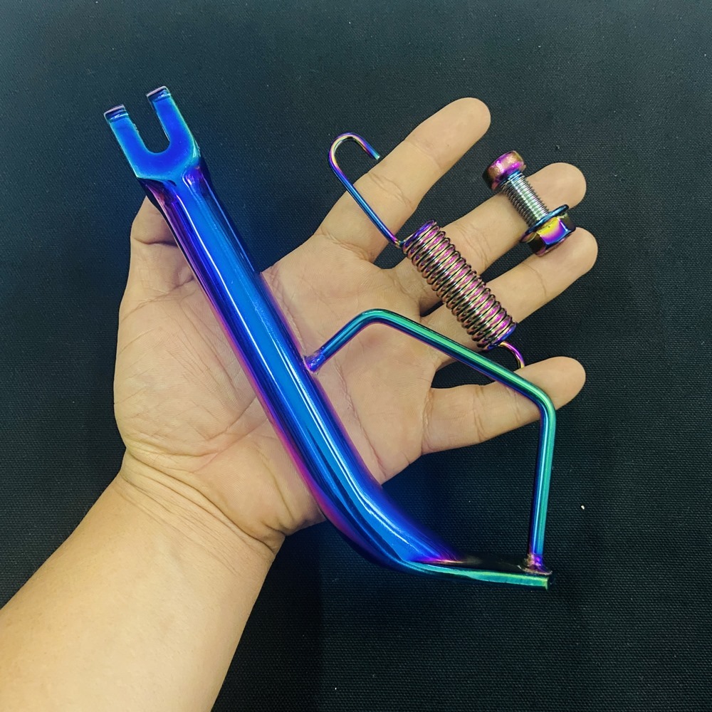 CHÂN CHỐNG NGHIÊNG XE VARIO, CLICK THÁI 125 INOX 304 XI TITAN KHÔNG GỈ SÁNG BÓNG