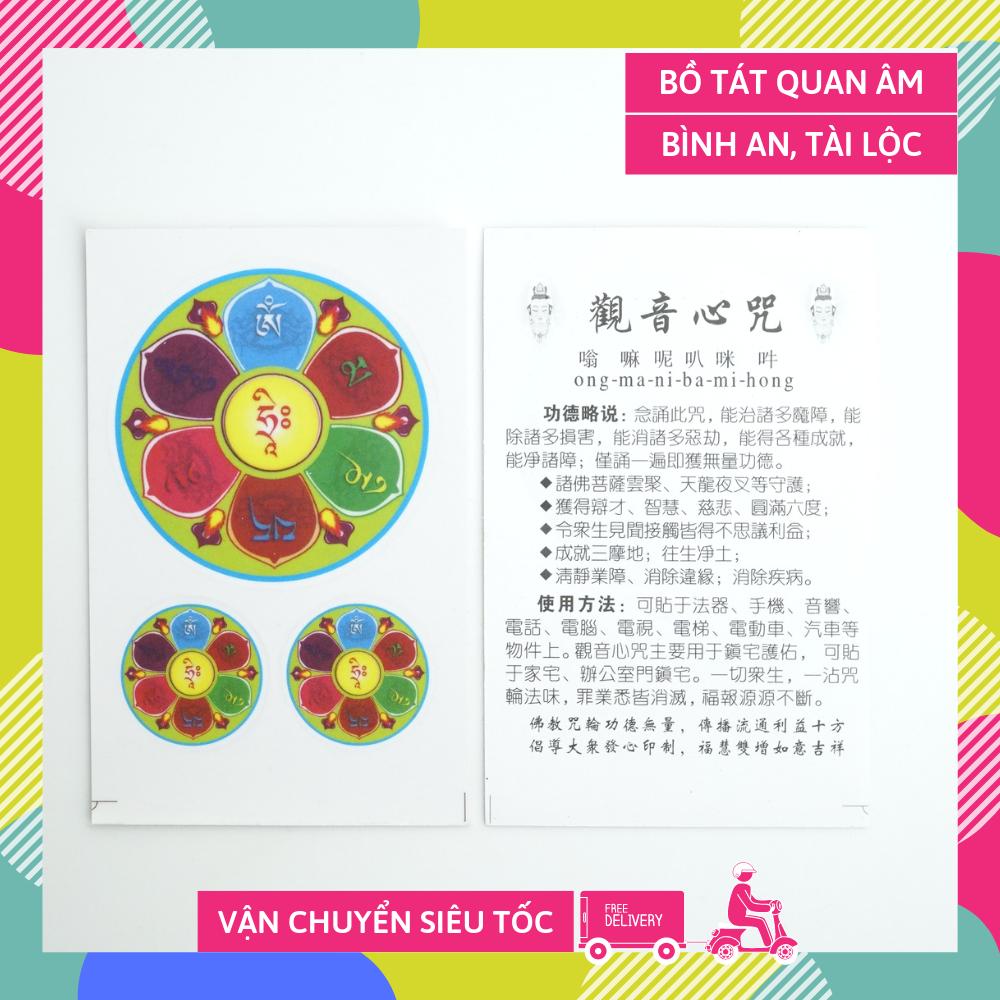 Miếng dán điện thoại Phật Quan Âm Bồ Tát bình an