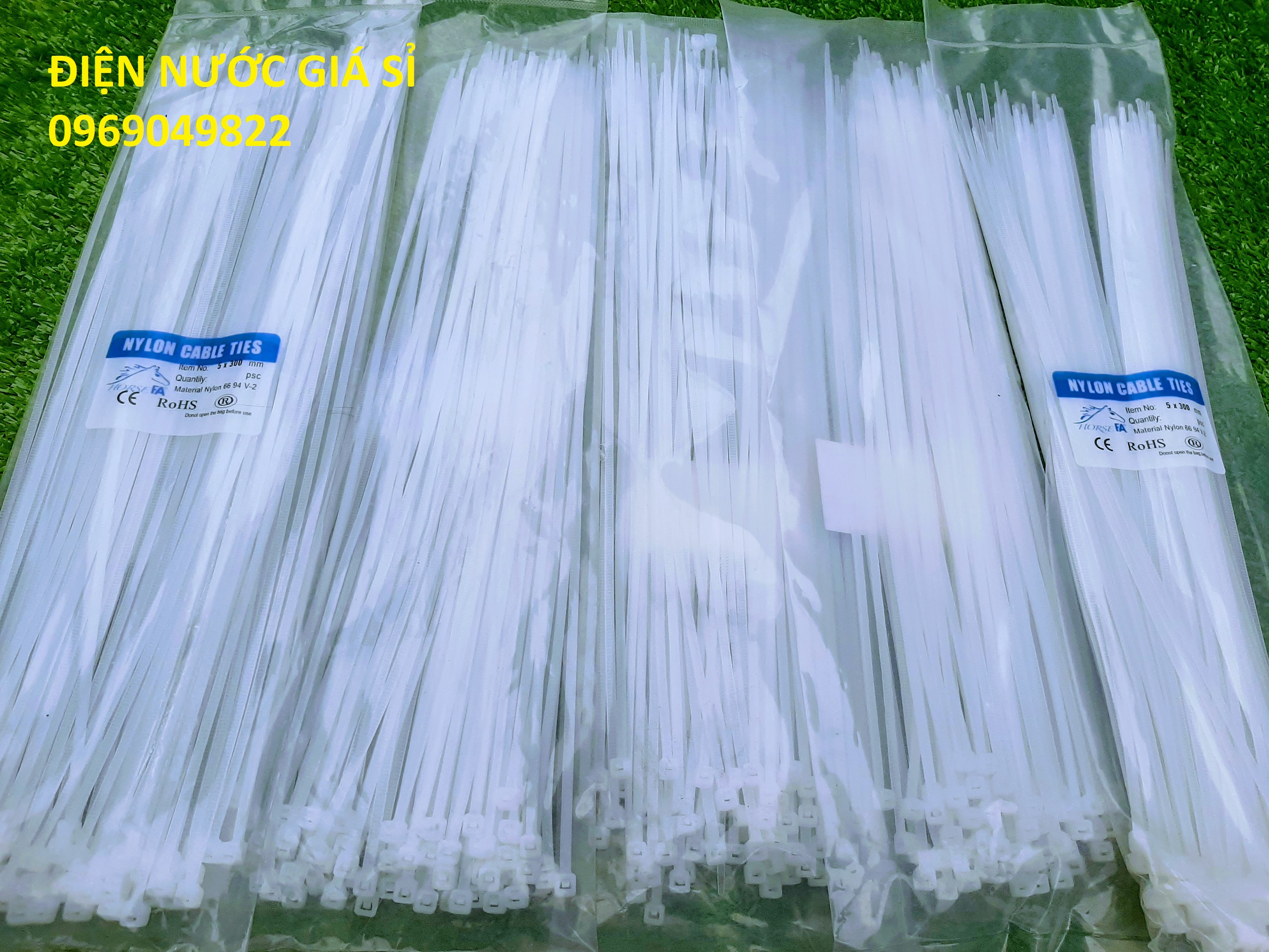 1 bịch dây rút nhựa 30cm nylon pa66 - dây thít nhựa nylon dài 3 tấc