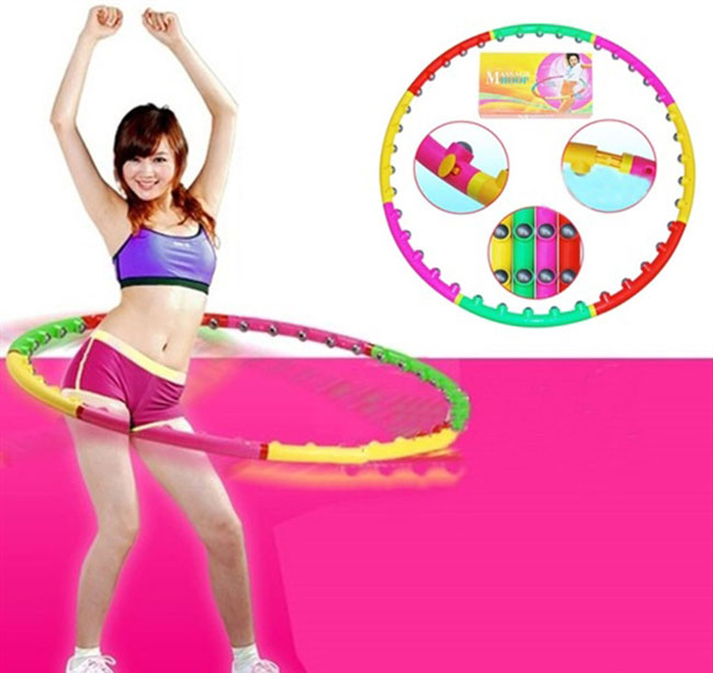 Vòng lắc eo Hula Hoop hạt massage, giảm eo siêu nhanh - LylySPORTS