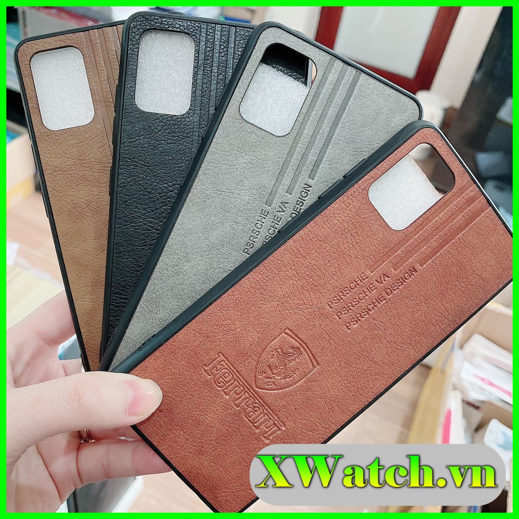 Ốp da ferari samsung note 8 note 9 note 10 note 10+ s8 s9 s10 s10 5g s8+ s9+ s10+ note 20 ultra