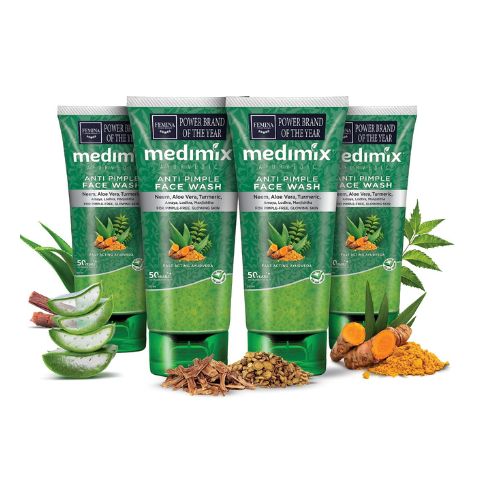 Sữa Rửa Mặt Medimix Ayurvedic Ngừa Mụn 150ml/50ml