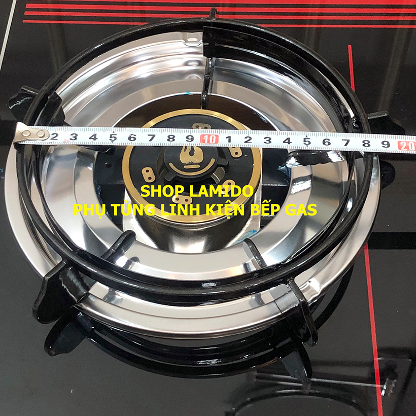 2 Kiềng bếp gas chắn gió tiết kiệm gas KT18,5cm - Thay lắp đa số bếp ga cùng cỡ