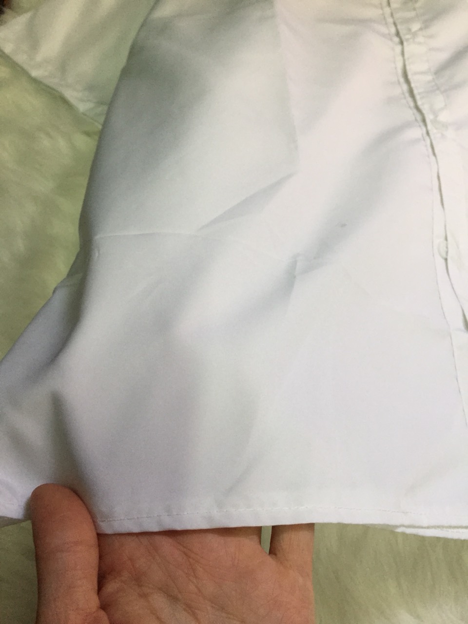 Áo sơ mi nữ áo nữ đi học [ M. SM TÚI TRẮNG ]