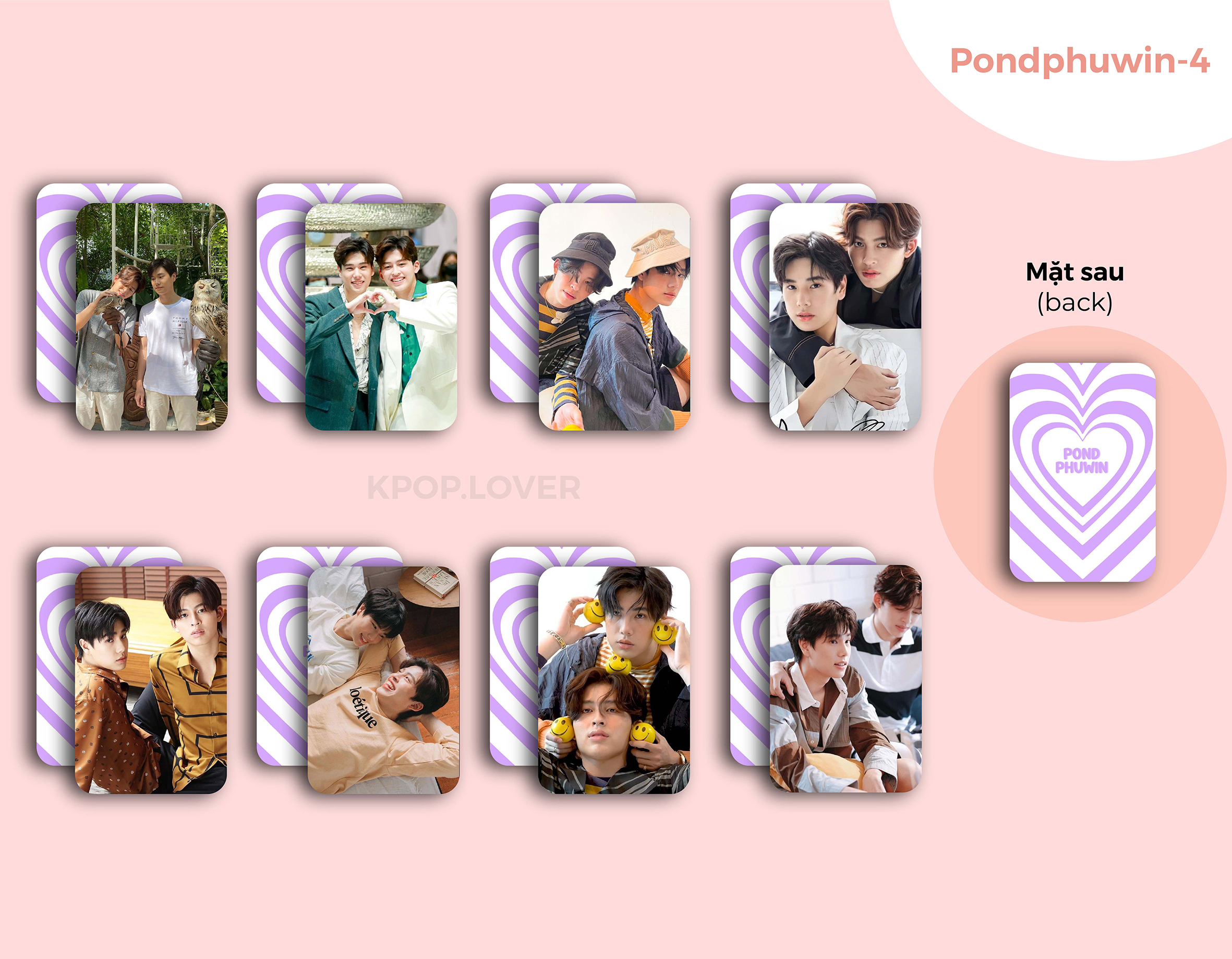 Set 8 card pondphuwin