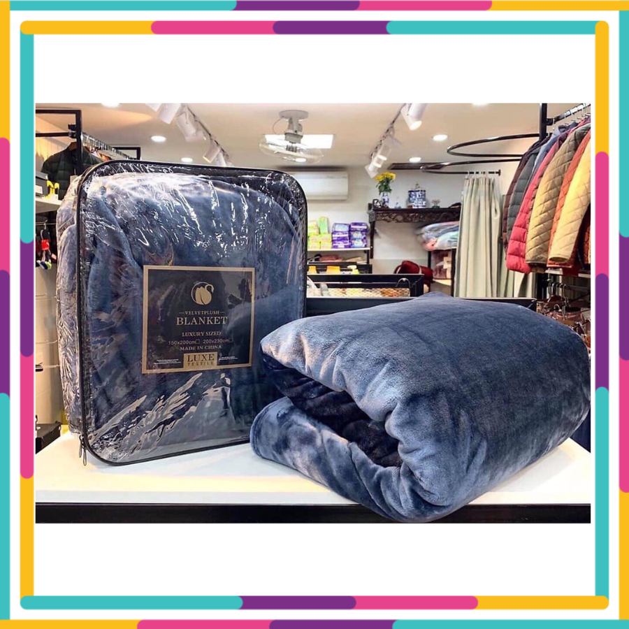 [Type 1 - Weighs 2.2 kg] High Quality Rabbit Fur Blanket