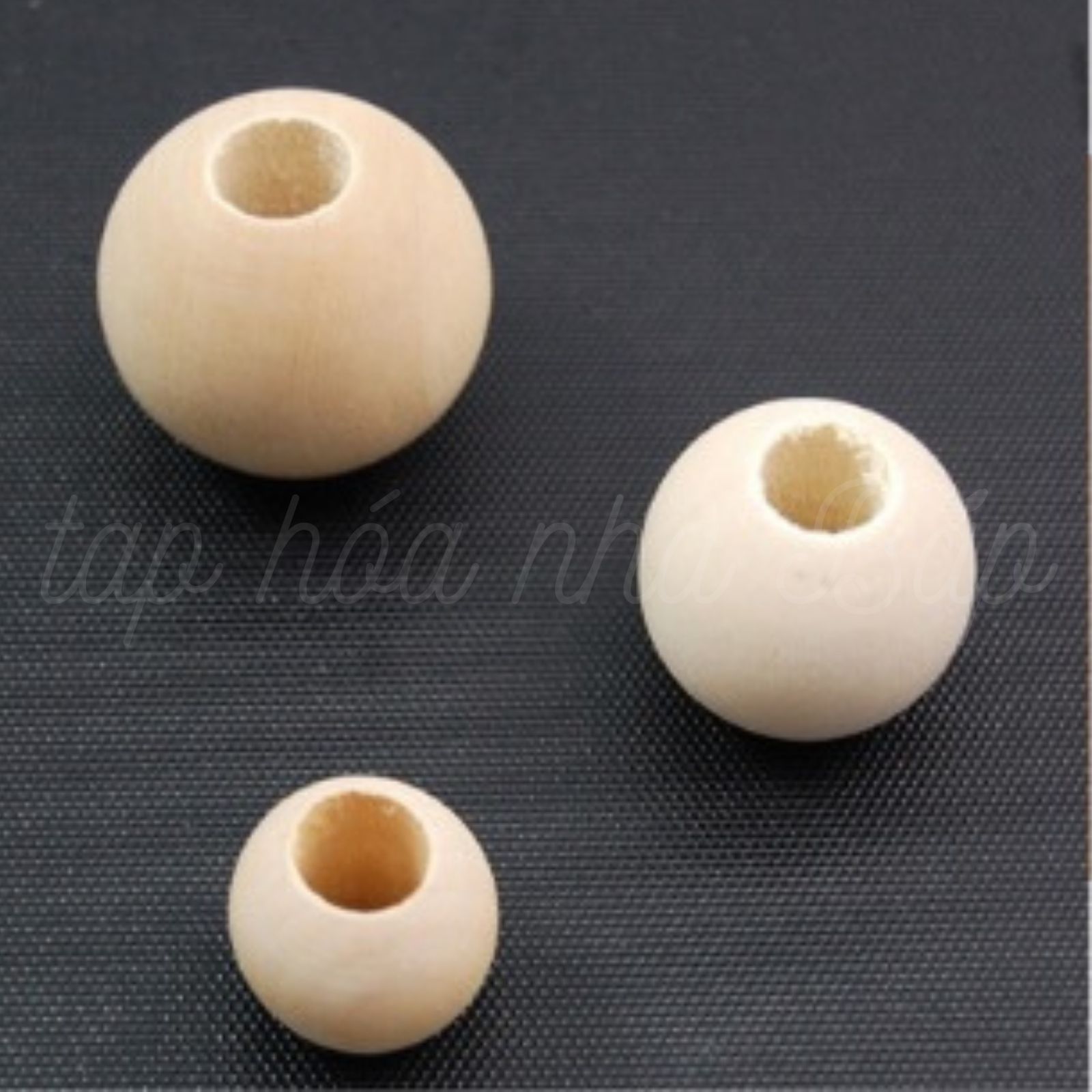 Hạt Gỗ Handmade - Hạt Xâu Vòng DIY các size