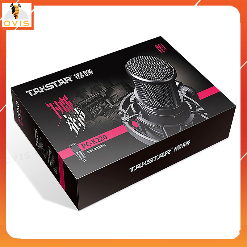 Takstar PC-K220 - Micro Thu Âm Hát Karaoke Online (48V)