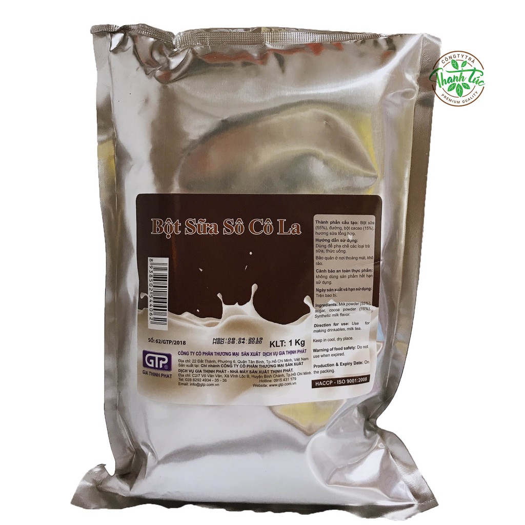 Bột Sữa Socola Gia Thịnh Phát Làm Trà Sữa Gói 1kg