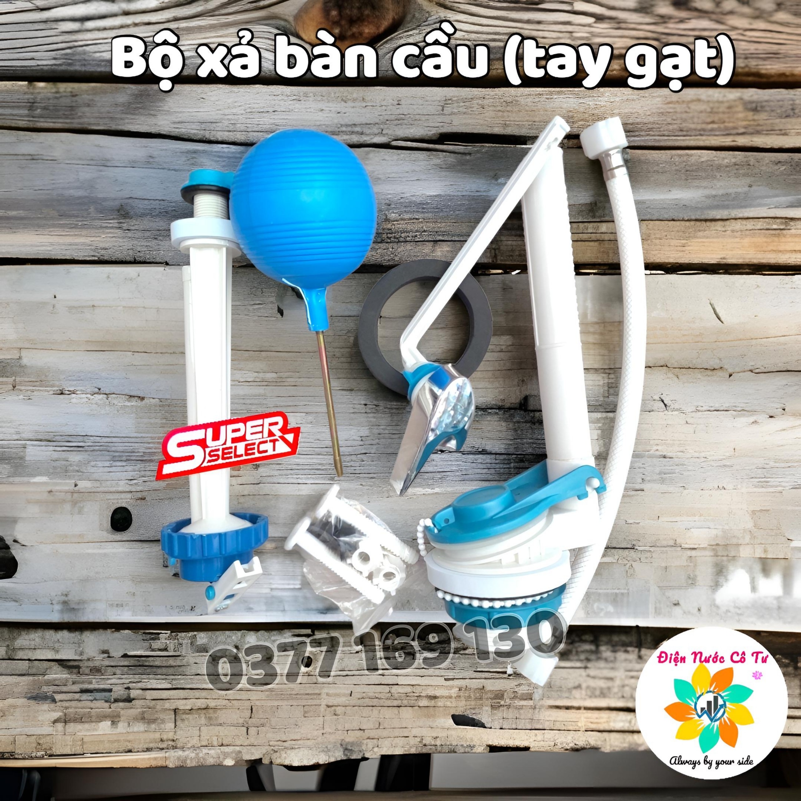 Bộ xả bồn cầu bàn cầu trọn bộ 1 nút nhấn cota