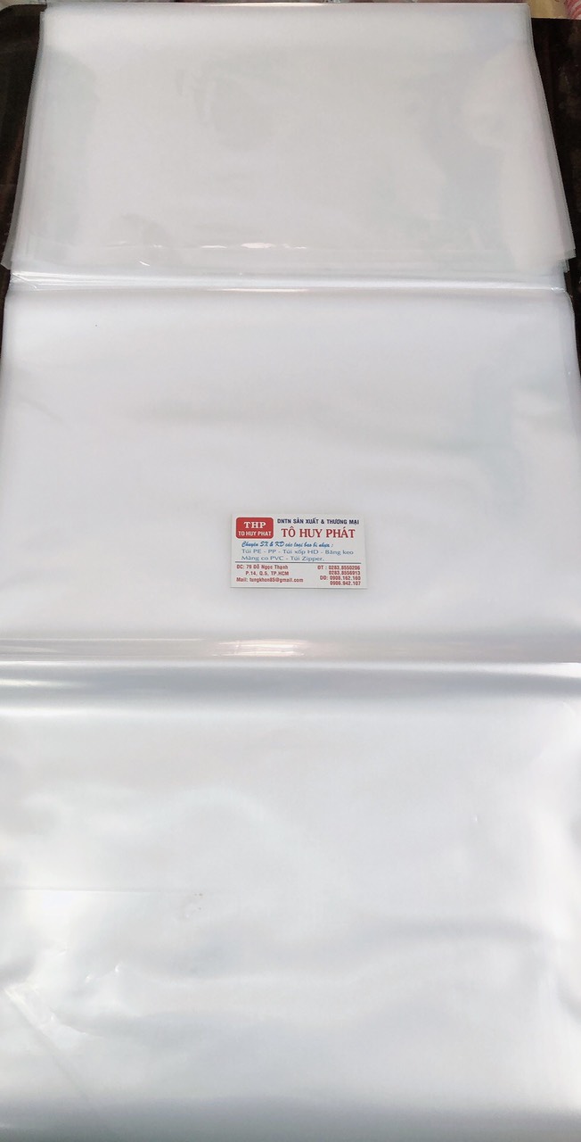 Túi PE - Nilon Dày Size Lớn 70 80 90 100 110 (Loại dẻo mờ)
