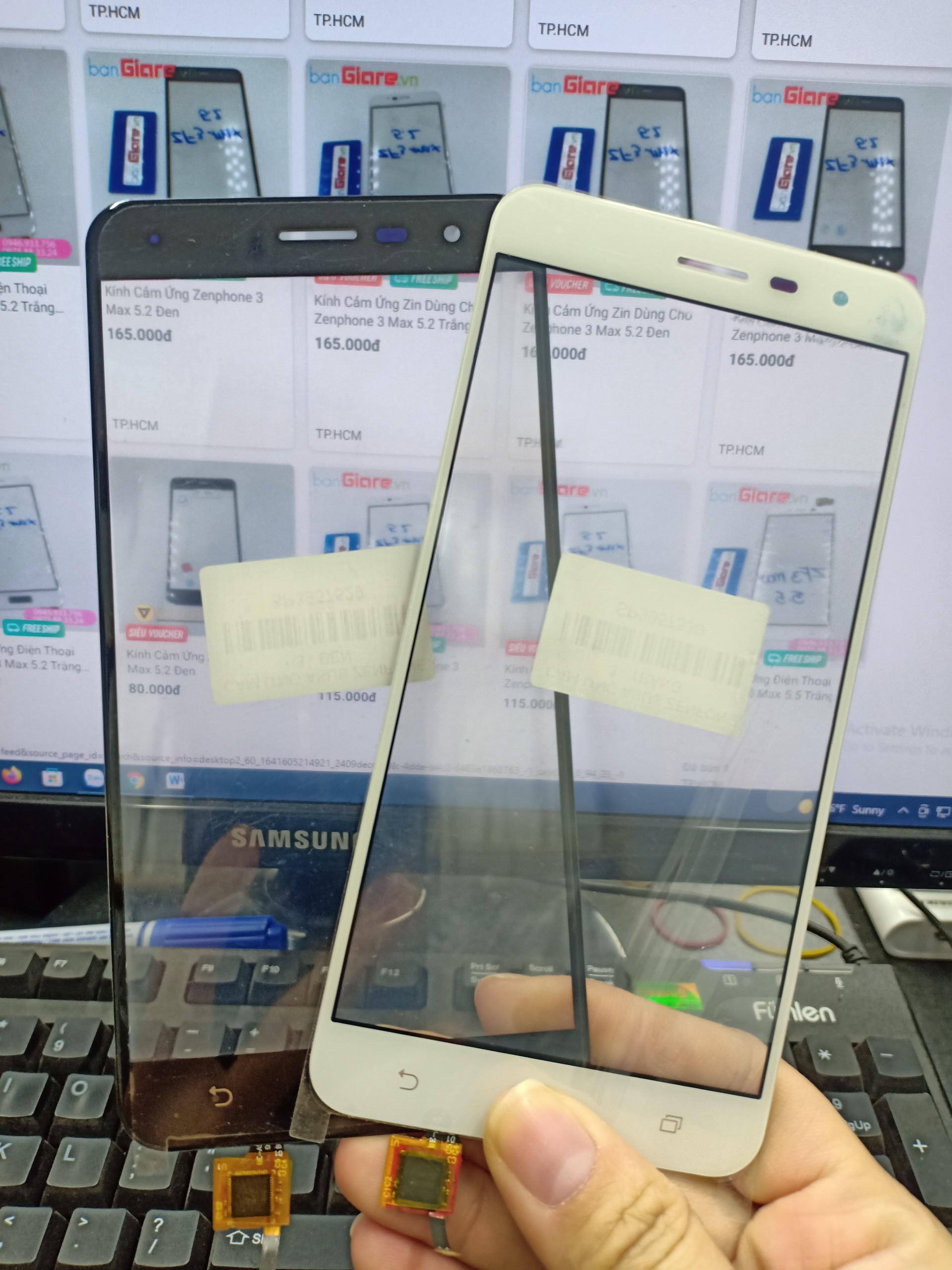 Cảm ứng Asus Zenfone 3