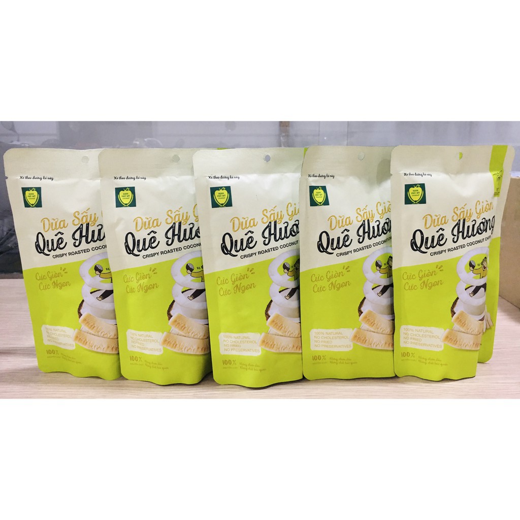 Dừa Sấy Giòn Quê Hương 28Gr