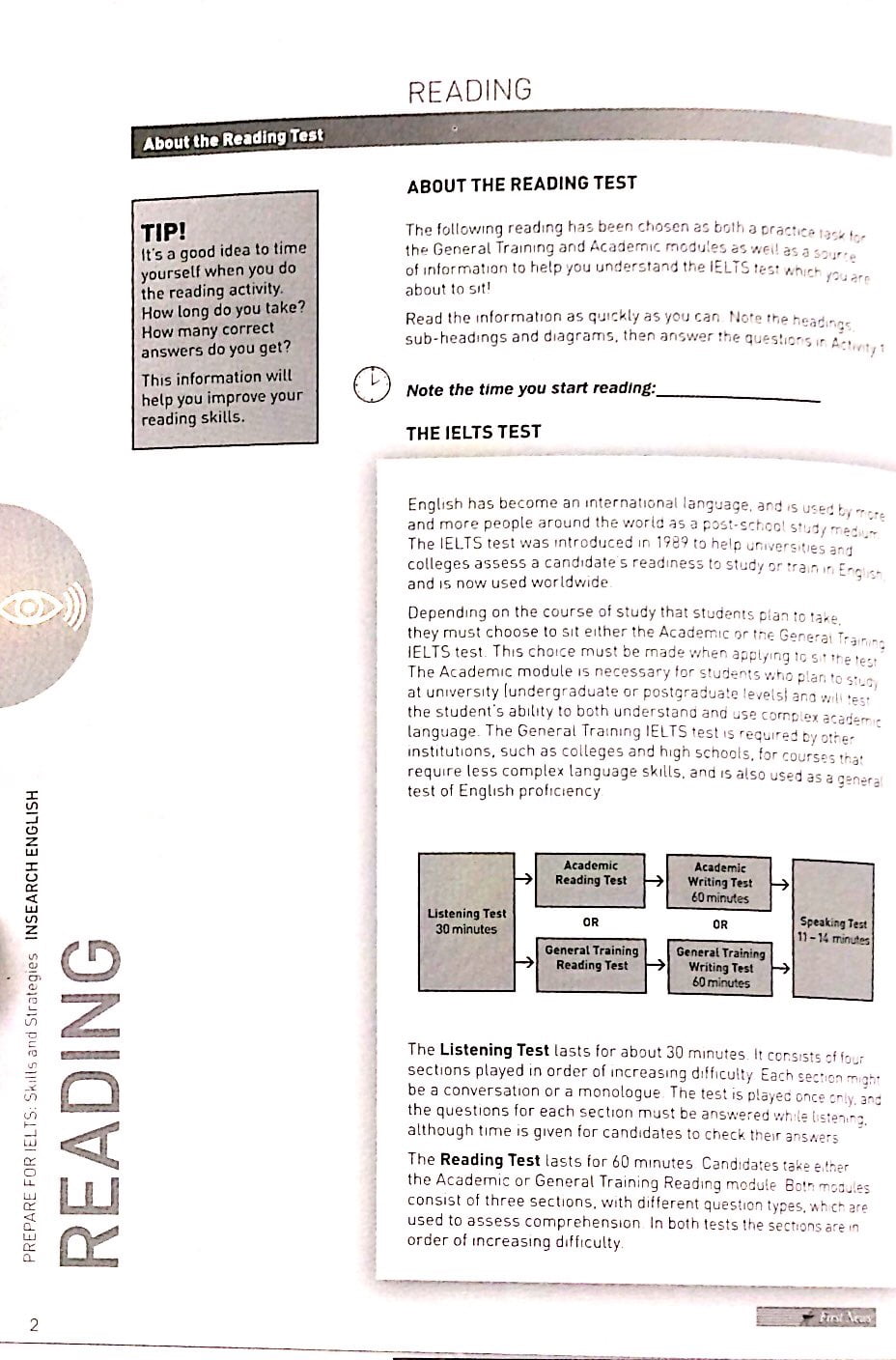 Sách Fahasa - IELTS Skills Reading & Writing Book Two