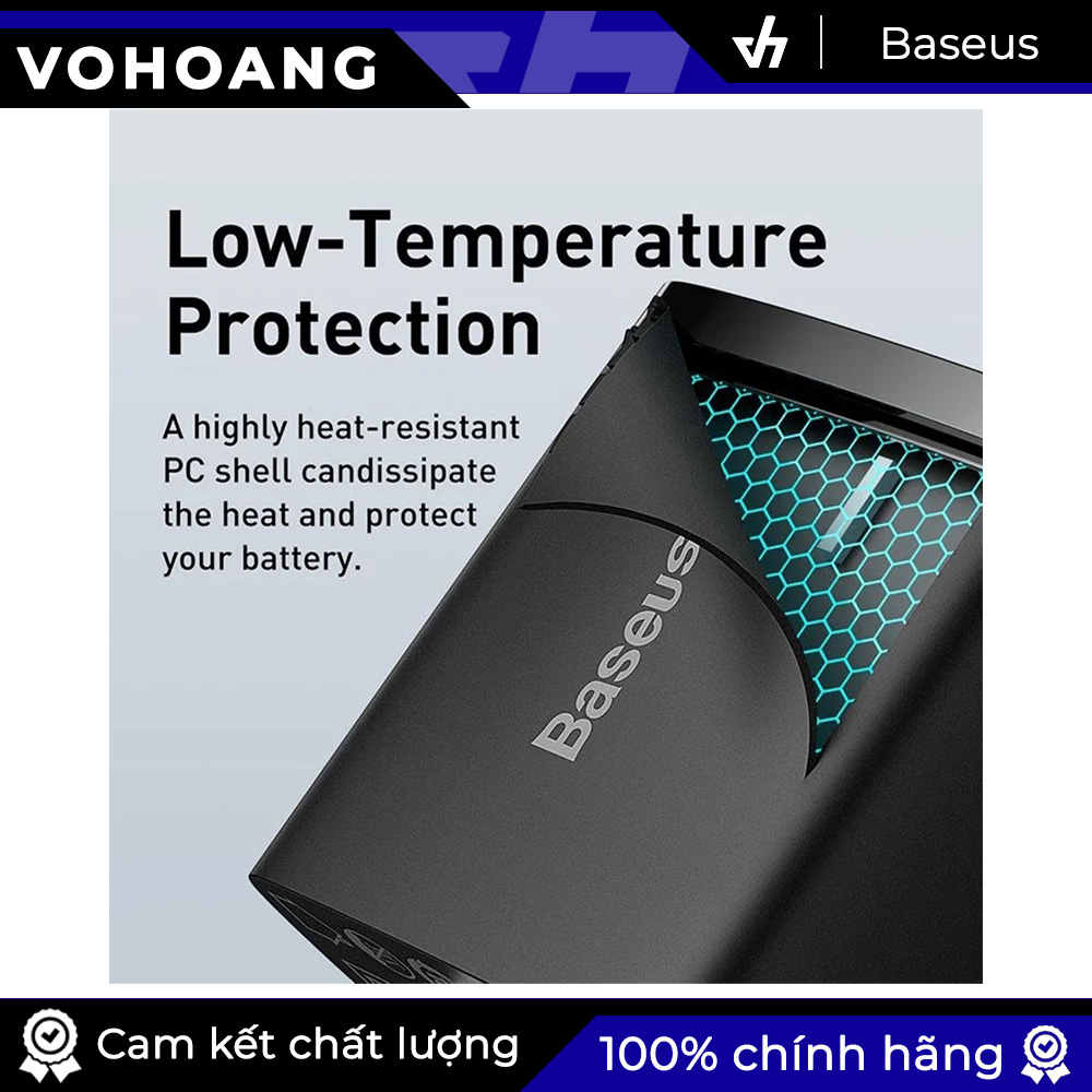 Sạc nhanh QC/PD 20W 2 cổng Baseus Compact - Sạc nhanh iPhone 20W