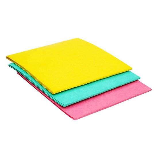 Set 3 Khăn lau bếp đa năng siêu thấm Komax Hàn Quốc 50922 chất liệu sợi cotton