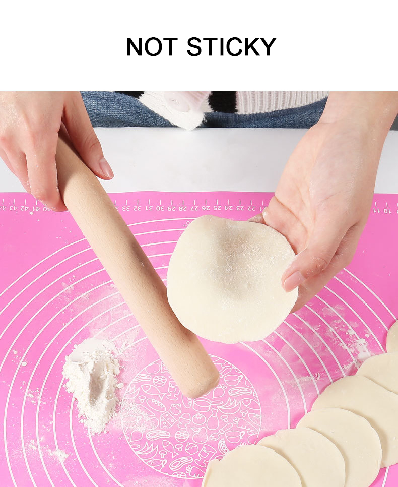 TẤM LÓT SILICON NHÀO BỘT LÀM BÁNH 30X40CM