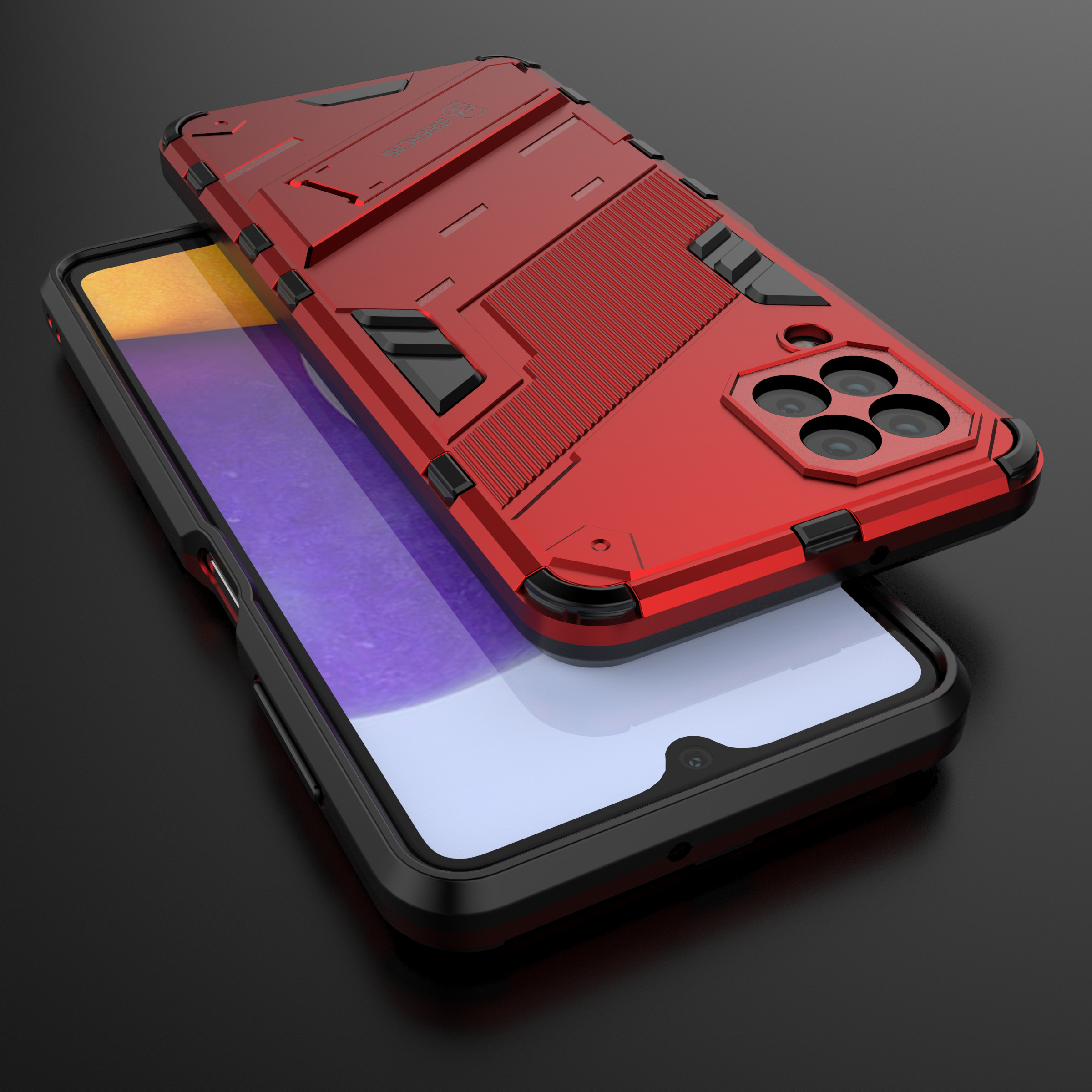 Ốp lưng Samsung A22 4G Iron Man Ver 2 chống sốc giá đỡ xem phim thời trang cao cấp siêu bền