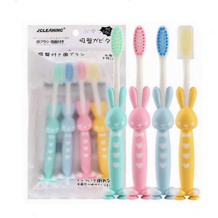 Set 4 bàn chải gấu cho bé