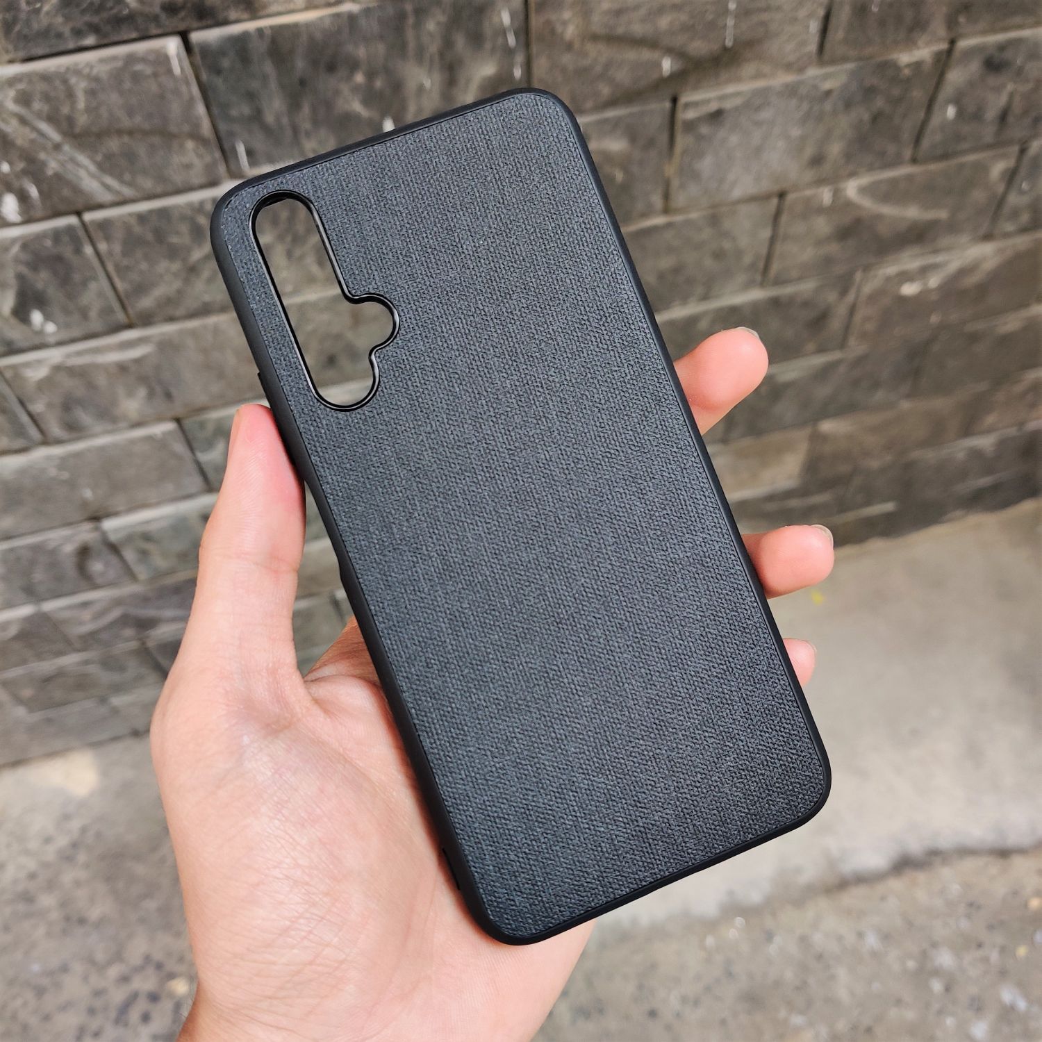 Ốp lưng Huawei Nova 5T Honor 20 Vải Jean Màu độc đáo