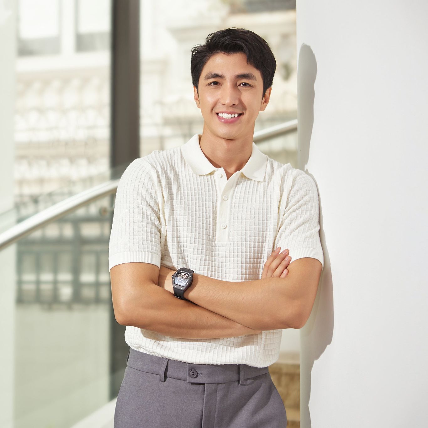 Áo Polo len nam TORANO trơn basic phong cách nam tính ESTP089