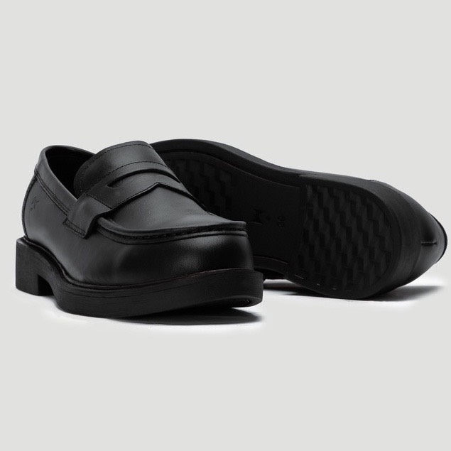 Giày lười đốc giày penny loafer đế cao khâu đế phối màu thời thượng
