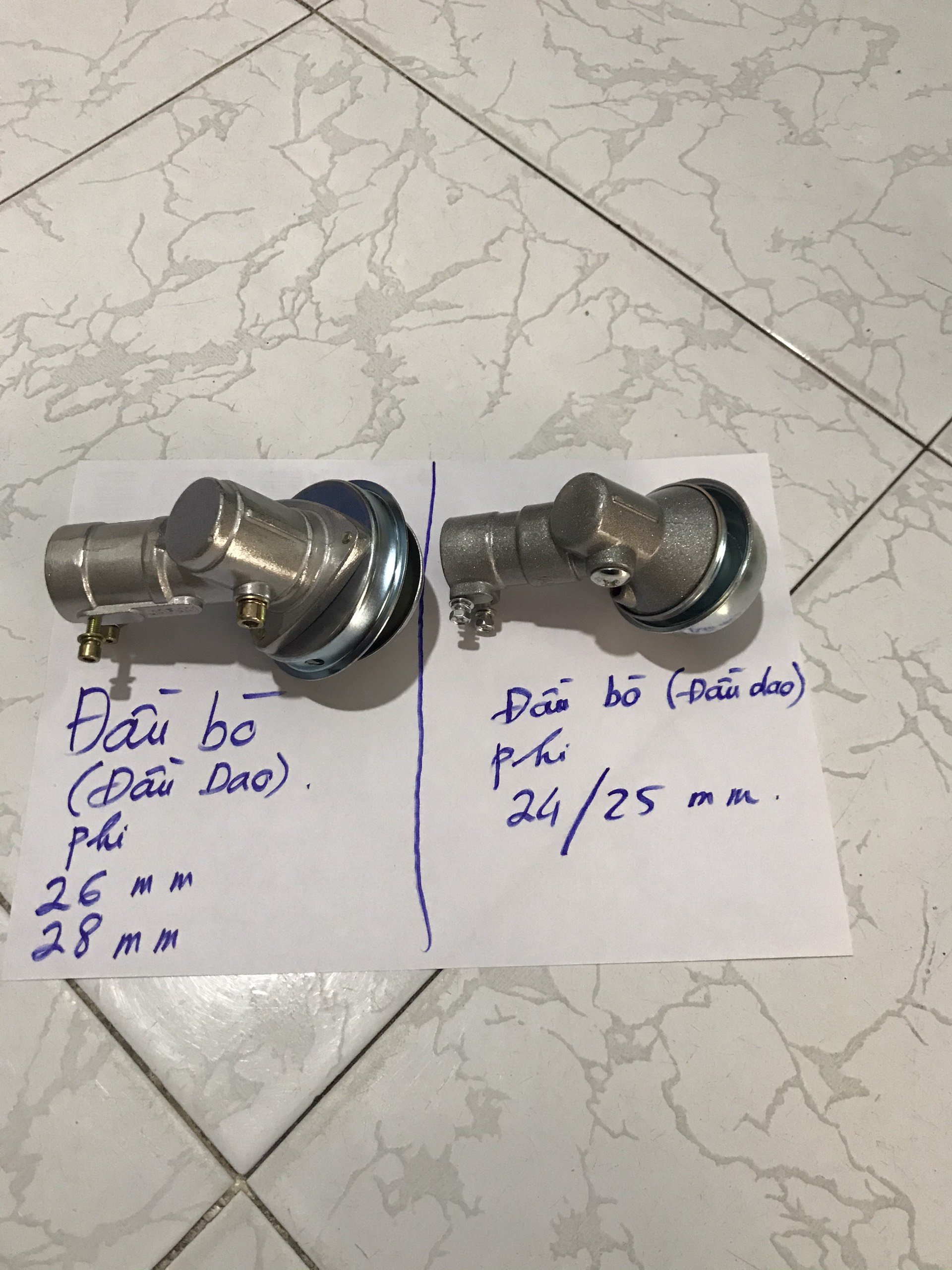 [HCM]Đầu dao máy cắt cỏ / đầu bò máy cắt cỏ. PHI 24/28 - 7 KHÍA/9 KHÍA/10 KHÍA/VUÔNG