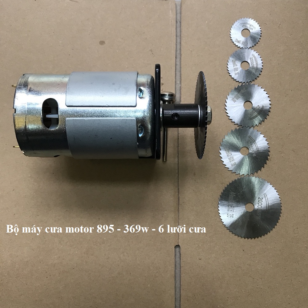 motor 895 12v 368w - Bộ máy cưa mini