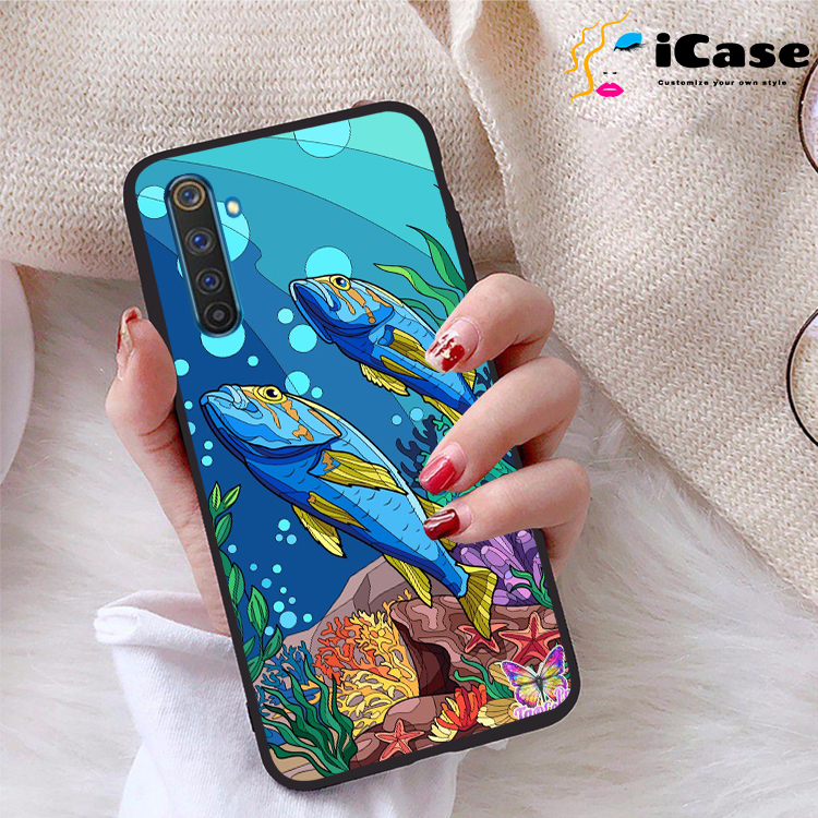 Ốp lưng Realme 6 Pro viền dẻo TPU BST Sea
