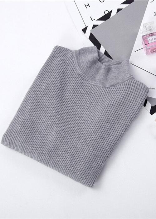 Áo len dệt kim cổ 3 phân- len gân chất đẹp