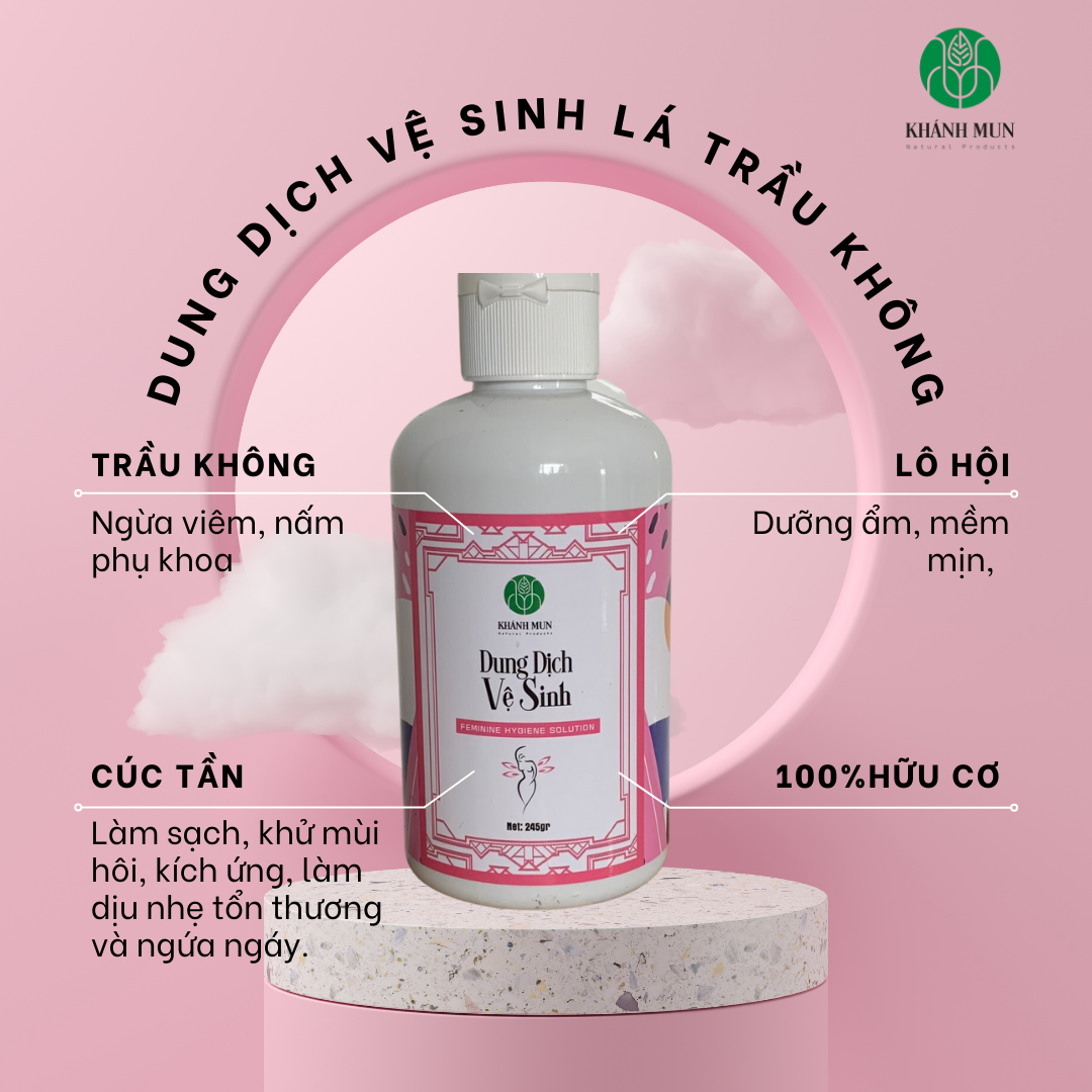 Dung Dịch Vệ Sinh Lá Trầu Không