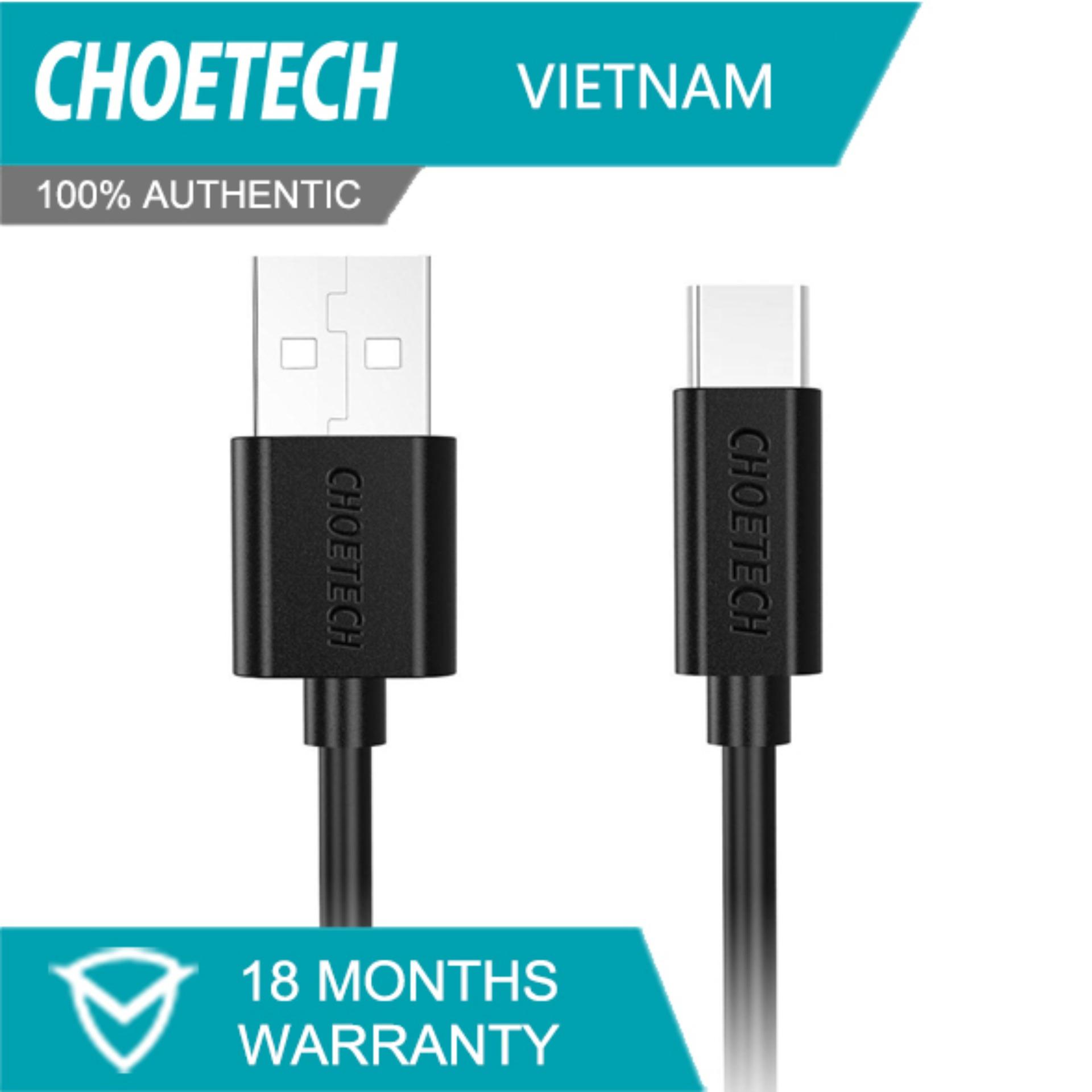 [HCM]Dây sạc nhanh CHOETECH tương thích với Samsung Galaxy Note 9 S9 S8 Note 8 Nintendo Switch Nokia 8 LG G5 G6 (Bảo hành trọn đời)