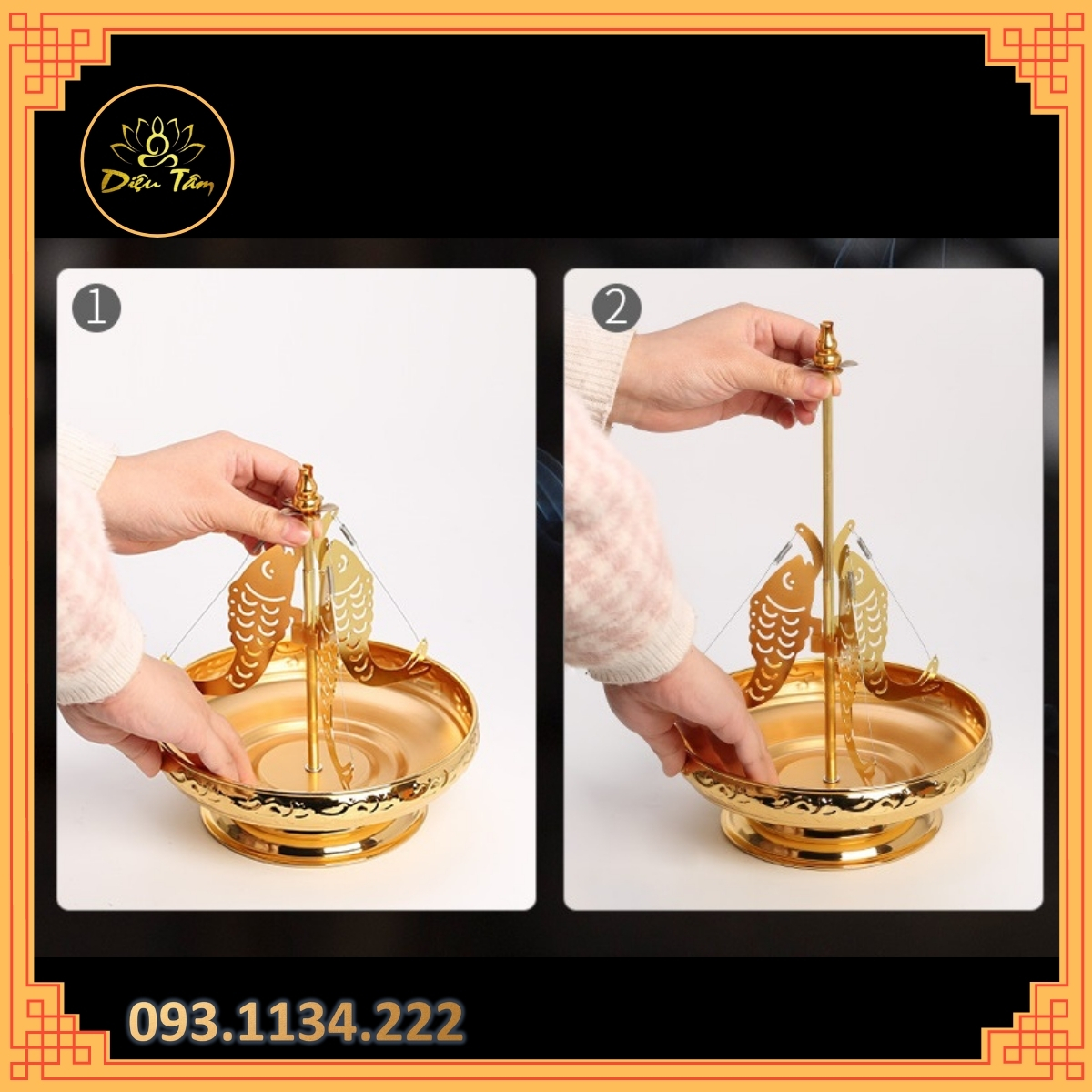 Cod ring incense burner incense burner