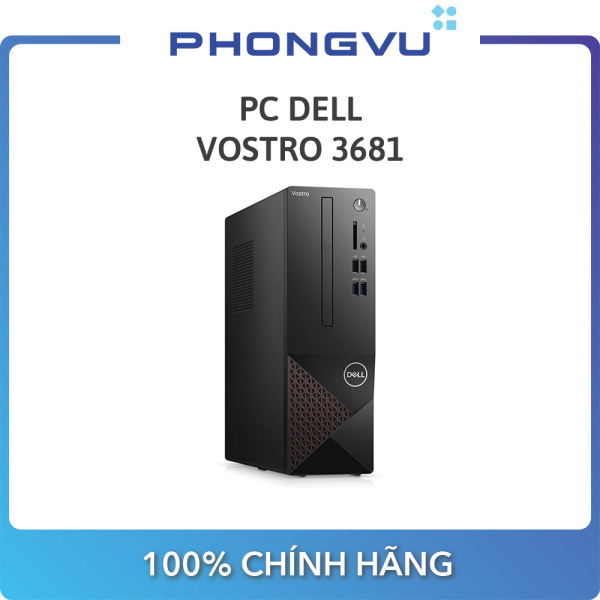 PC Dell Vostro 3681 SFF (i3 10100/4G/1TB HDD/Win10/ Office H&S) - Bảo hành 12 tháng