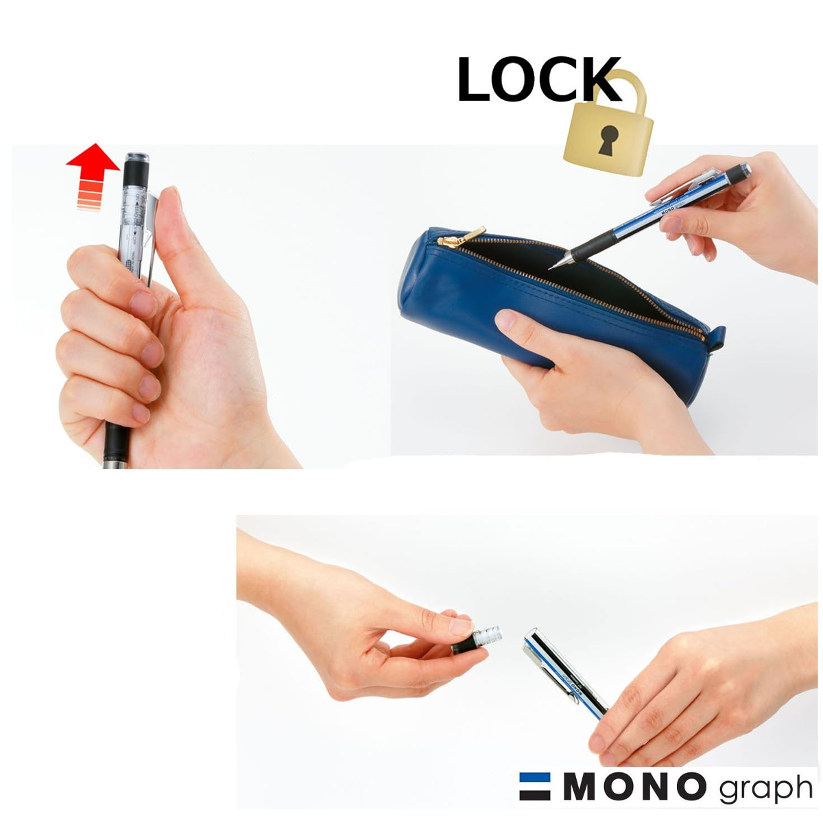 Tombow Mono Graph cao cấp Nhật Bản ngòi 0.3/0.5mm