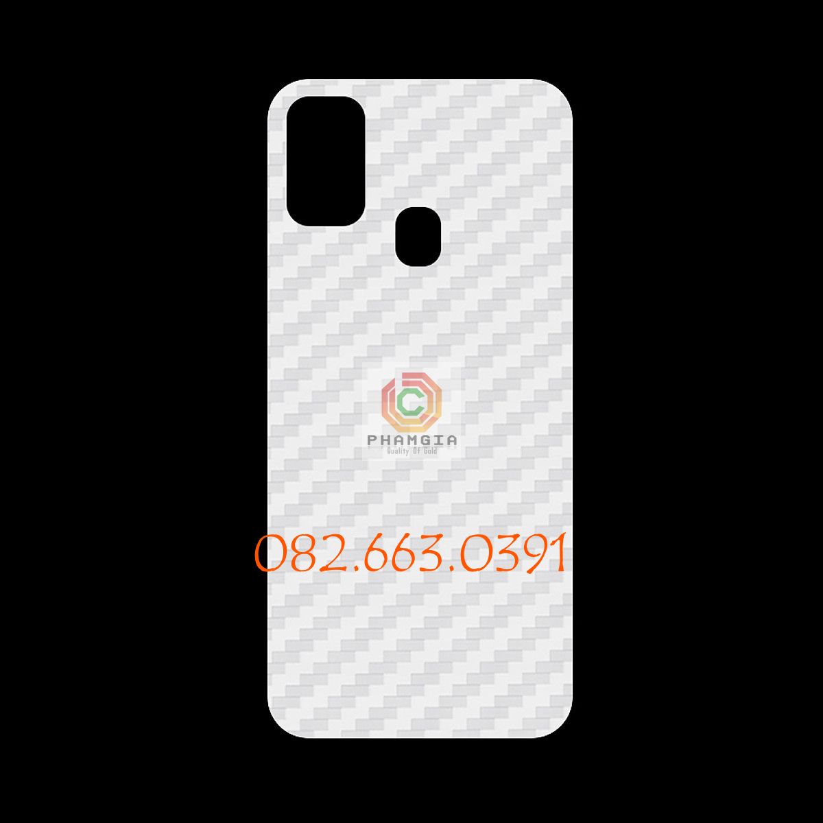 Miếng dán mặt lưng skin carbon Samsung Galaxy M21 M31 M30s