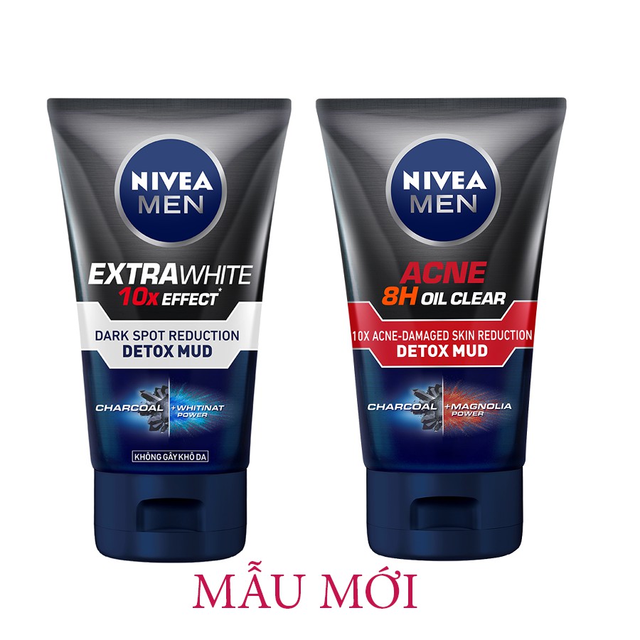 [HCM]Sữa rửa mặt Nivea For Men bùn khoáng-100ml