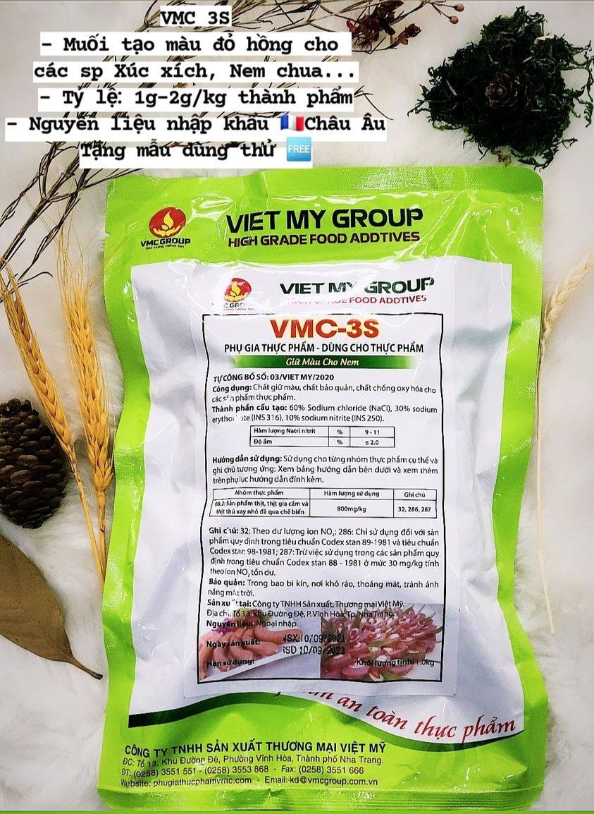VMC-3S-TẠO HỒNG TỰ NHIÊN CHO GIÒ CHẢ