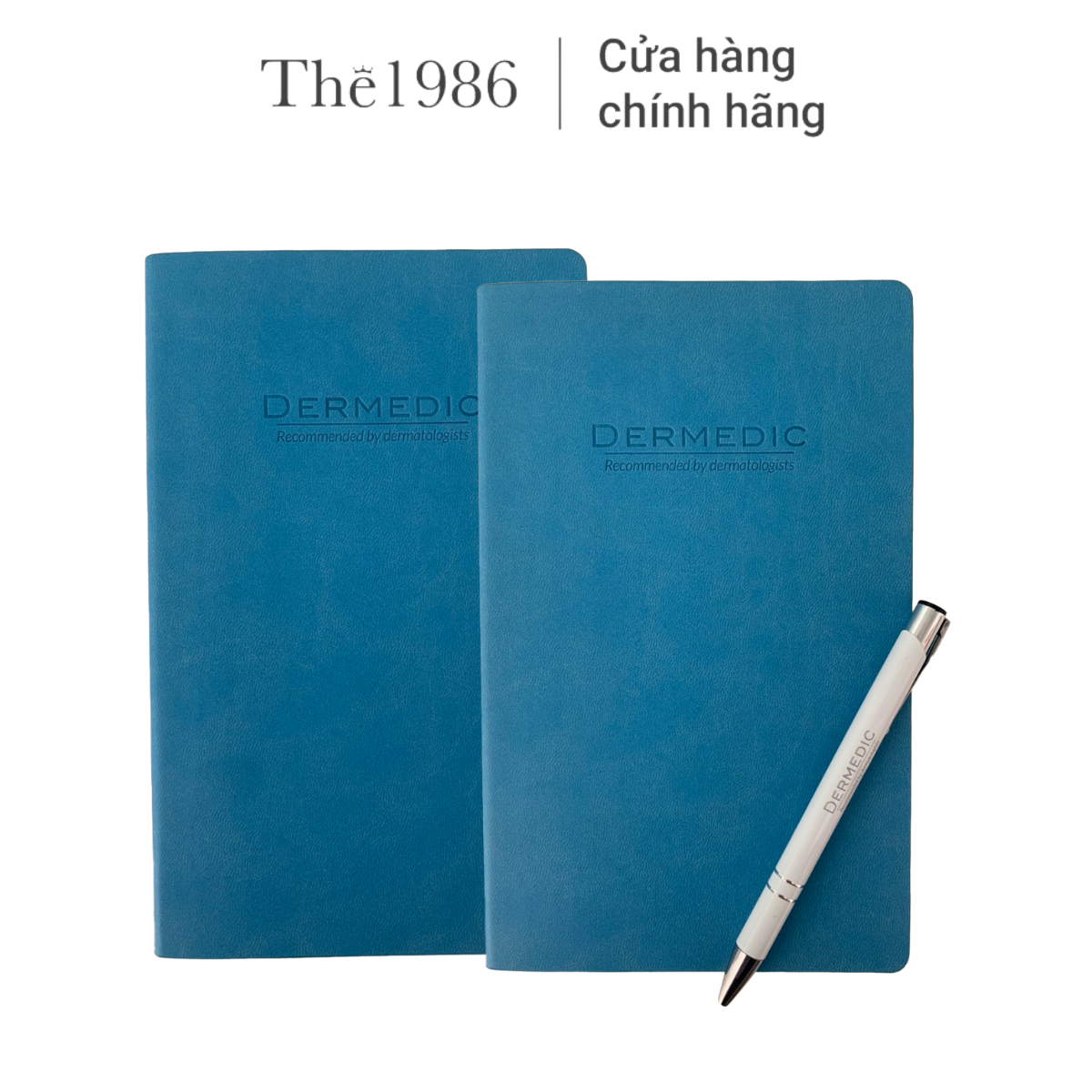 [HÀNG TẶNG - KHÔNG BÁN] Sổ tay Notebook màu xanh Dermedic