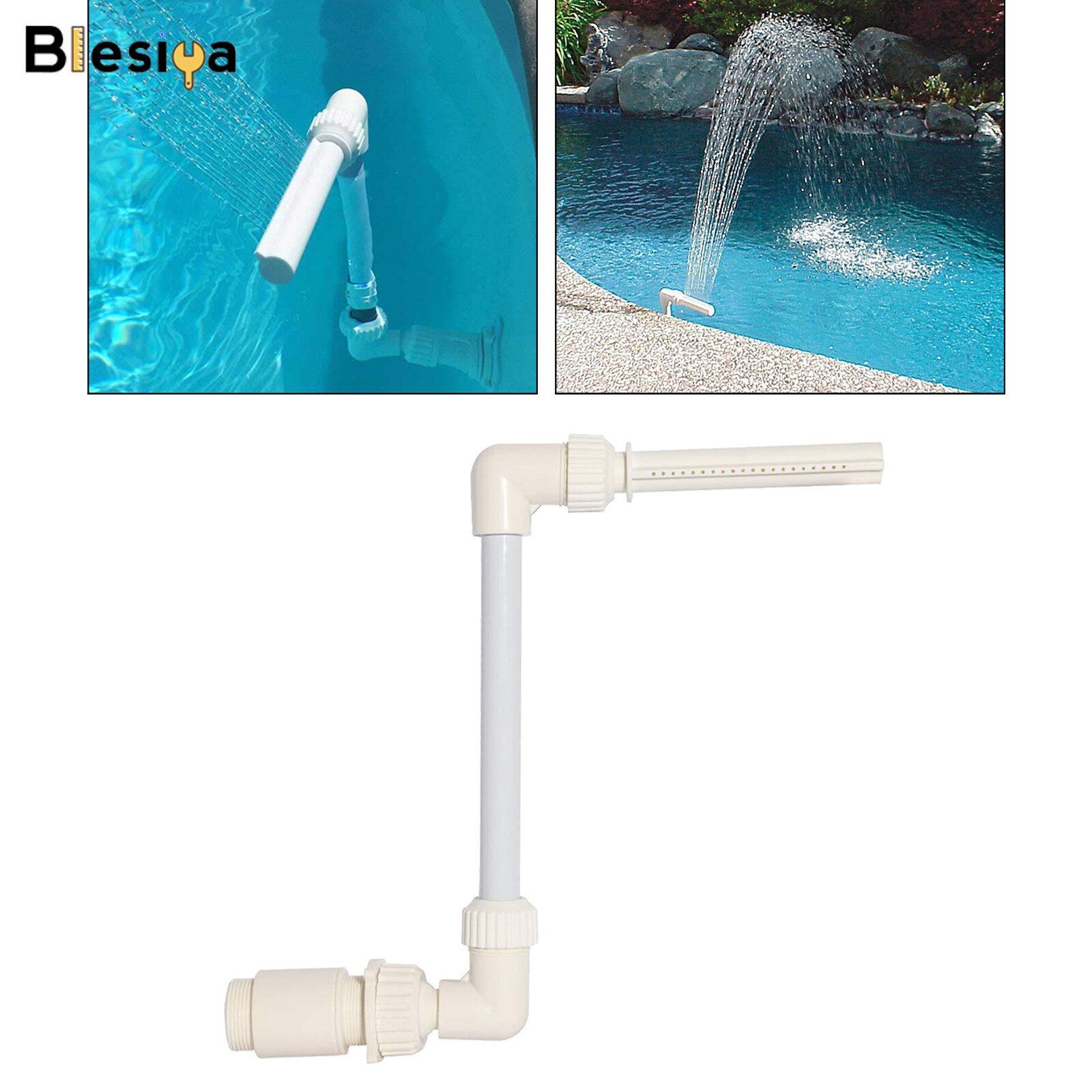 Blesiya Water Fountain Swimming-Pool Sprinkle Accs Waterfall Above In-ground Pool