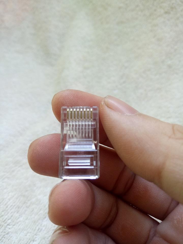 Hộp hạt mạng RJ45 CAT5e TENDA 100 hạt (100 đầu/ 1 hộp)