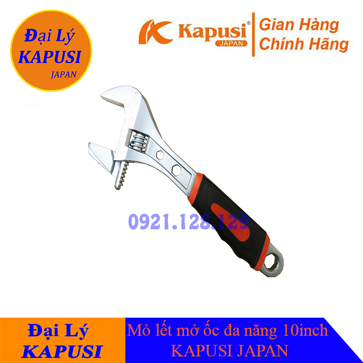 Mỏ lết, Mỏ mở ốc đa năng 10inch KAPUSI JAPAN