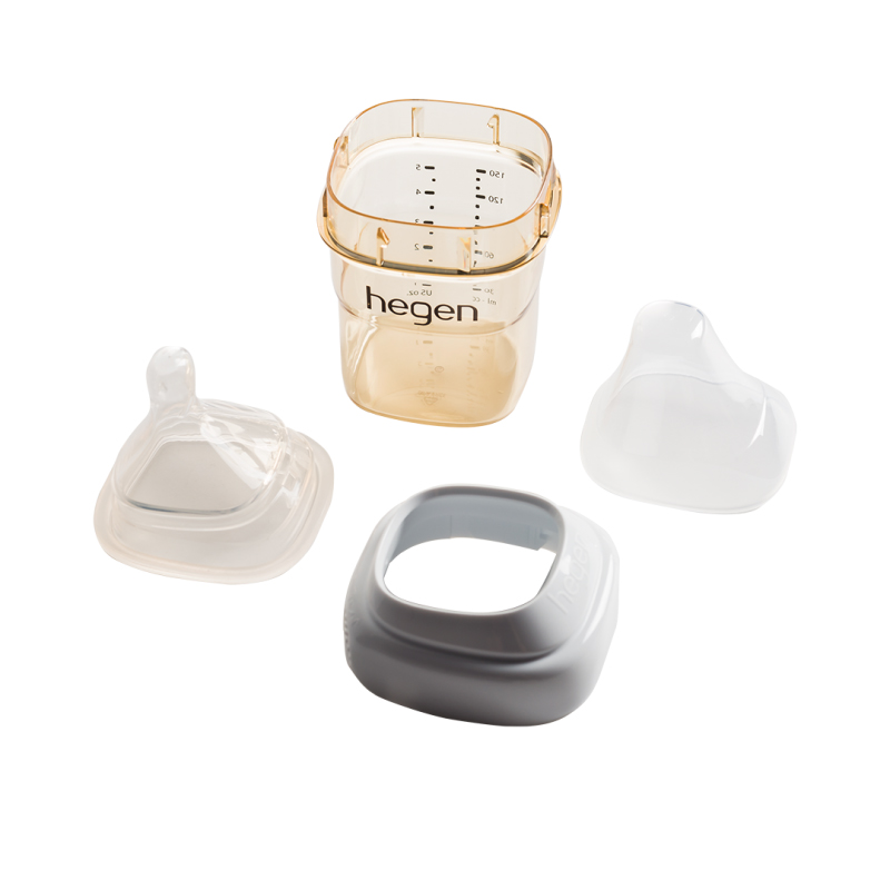 Bình sữa Hegen 60ml -150ml - 240ml - 330ml [Hàng chính hãng] hỗ trợ đổi size núm ti