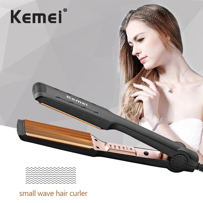 [HCM]Máy Bấm Tóc Bản Lớn 4 Mức Chỉnh Nhiệt Kemei 472
