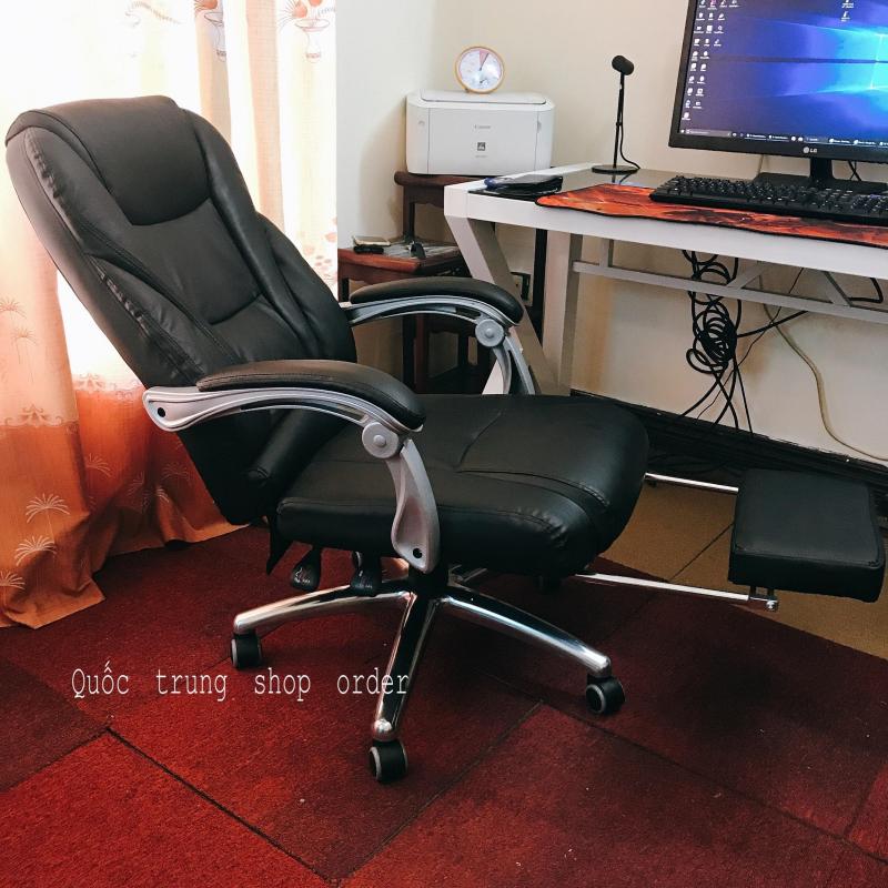 ghế văn phòng + ngả lưng+ gác chân cỡ to QT-6 giá rẻ