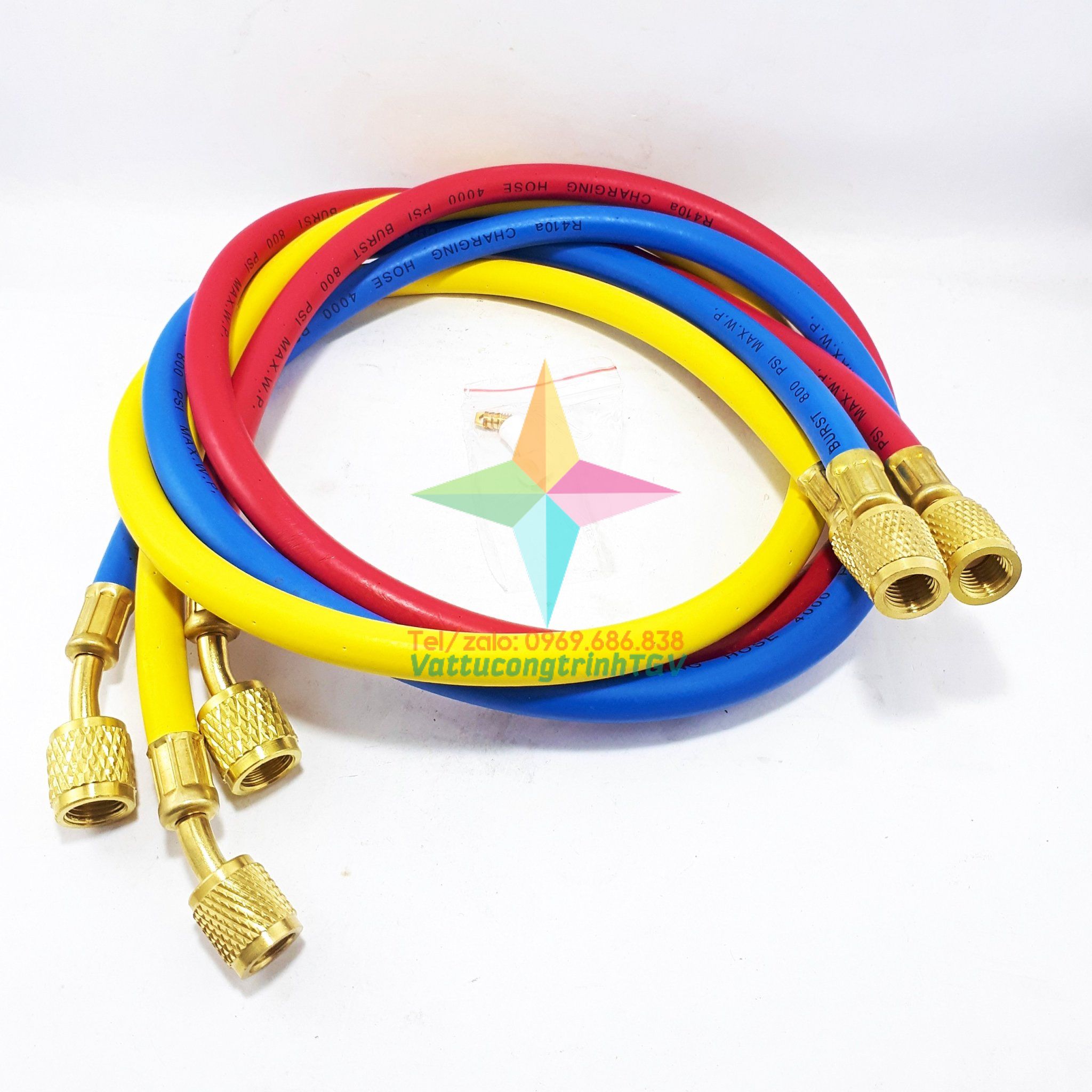 Bộ 03 dây nạp Gas R22 VALUE dài 90cm