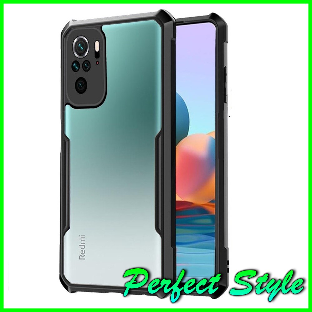 Ốp lưng chống sốc xiaomi redmi note 10 , note 10s , note 10 pro, note 10 5g lưng trong suốt viền đen